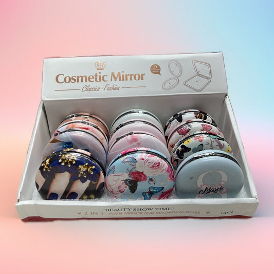 ESPEJO MINI DE CARTERA DOBLE CARA