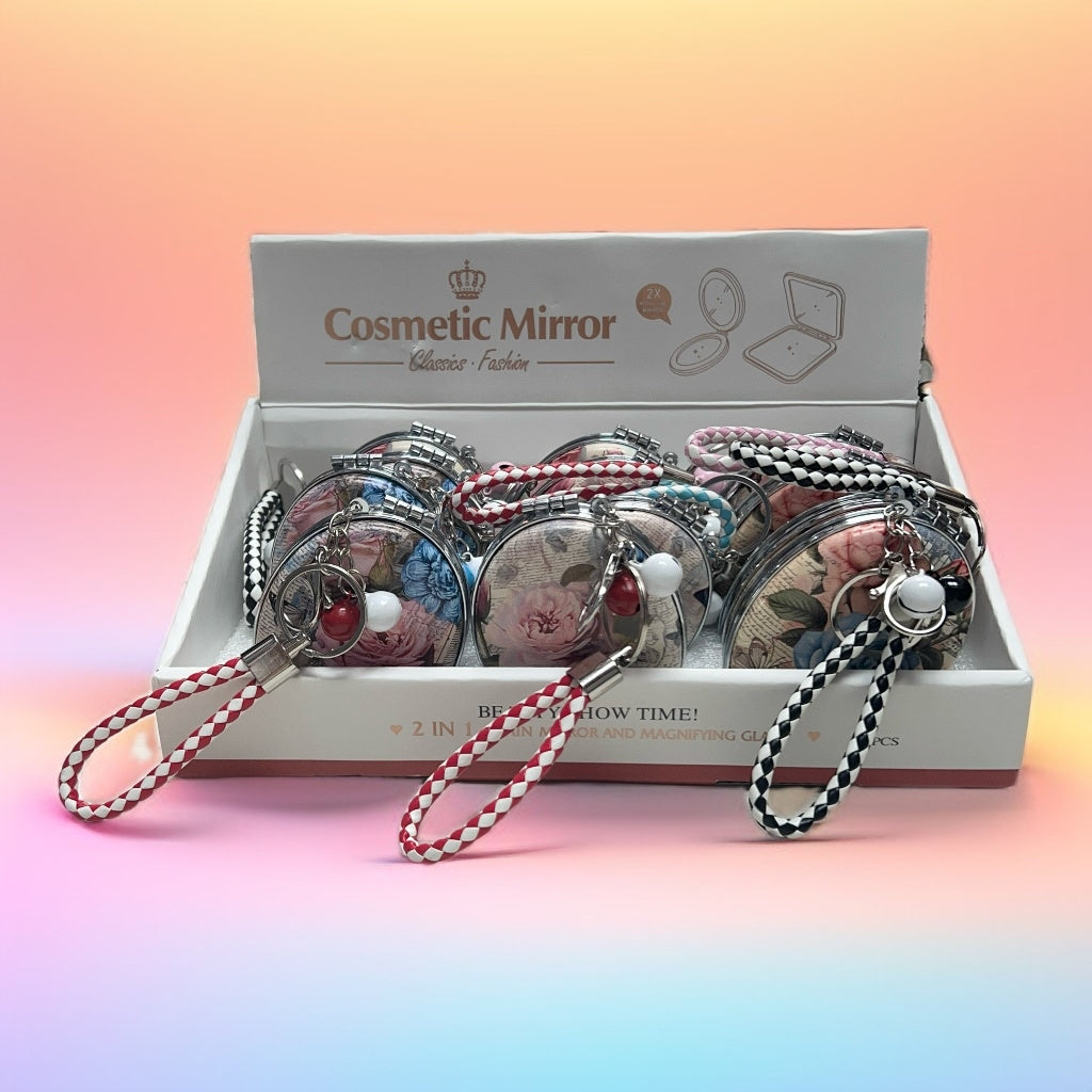ESPEJO DOBLE CARA MINI DE CARTERA