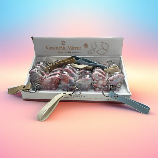 ESPEJO DOBLE CARA DE CARTERA