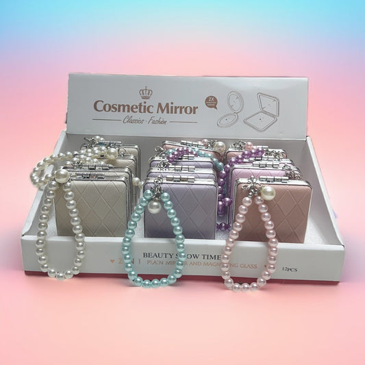 ESPEJO DOBLE CARA DE CARTERA