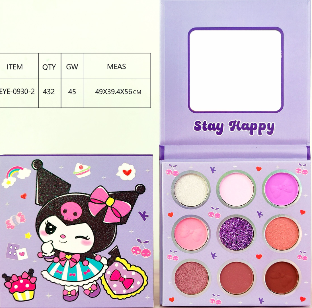 PALETA DE SOMBRA 9 COLORES