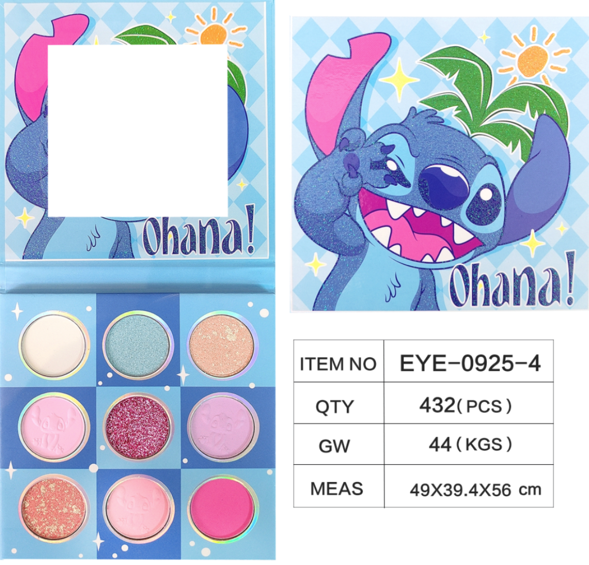 PALETA DE SOMBRA 9 COLORES