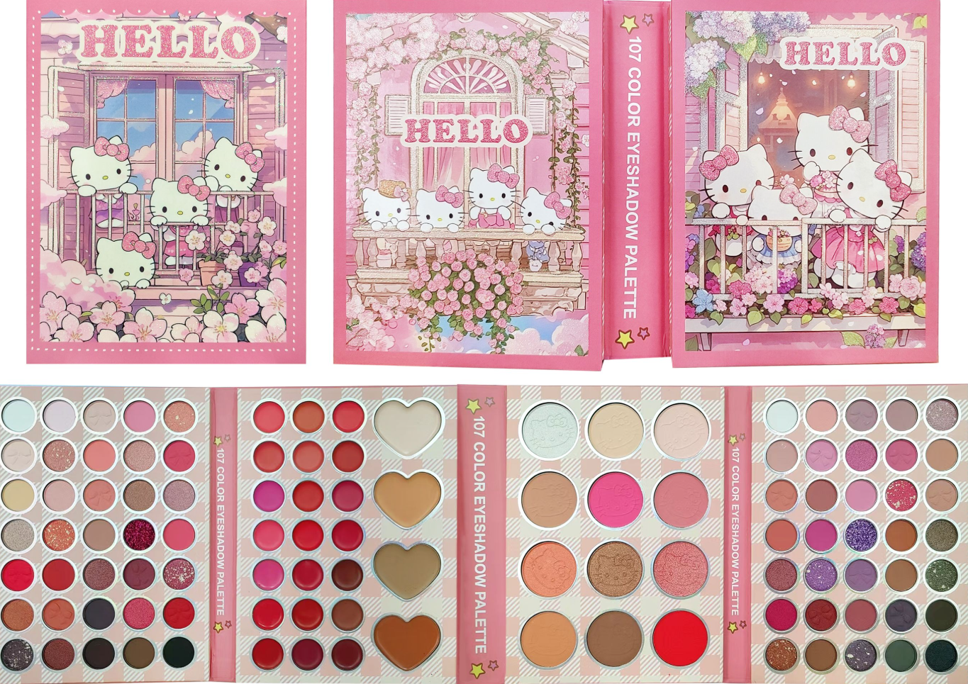 PALETA DE SOMBRA 107 COLORES