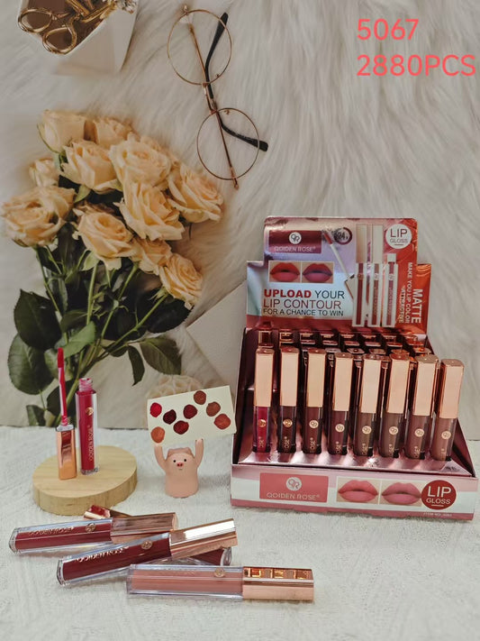 QOIDEN ROSE LABIAL MATTE LIP GLOSS