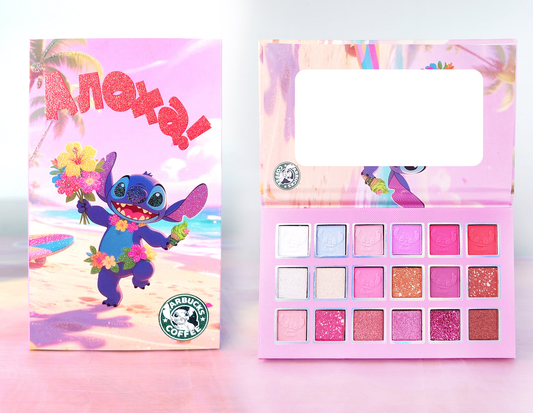 Paleta de sombra x18 color con espejito dibujo animado