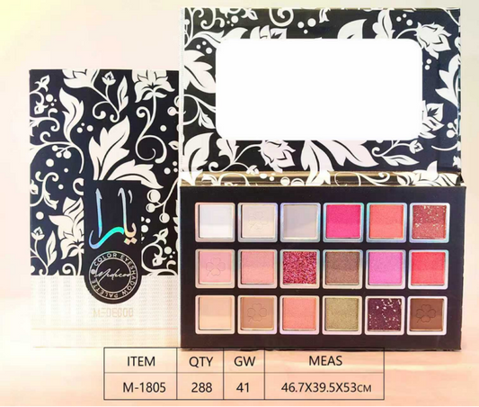PALETA DE SOMBRA ARABE 18 COLORES