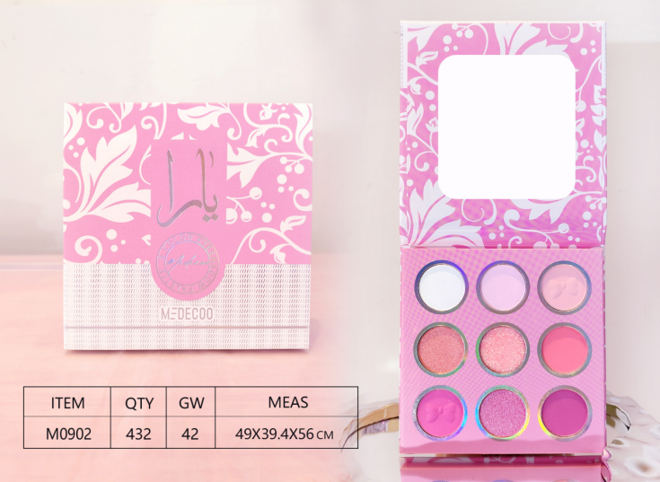 PALETA DE SOMBRA ARABE 9 COLORES