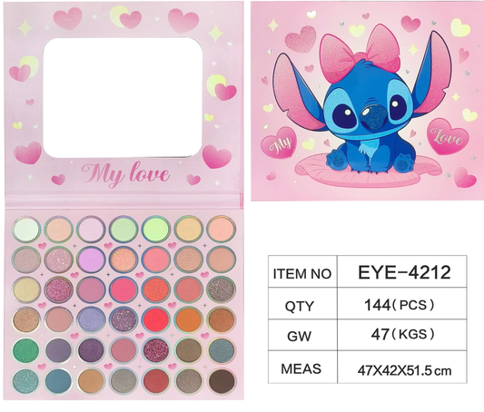 Paleta de sombra 42 color con dibujos animados