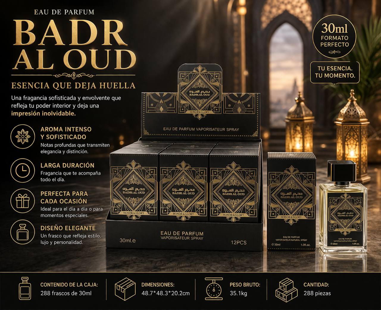 Badr Al Oud Honor and Glory perfume 30ML