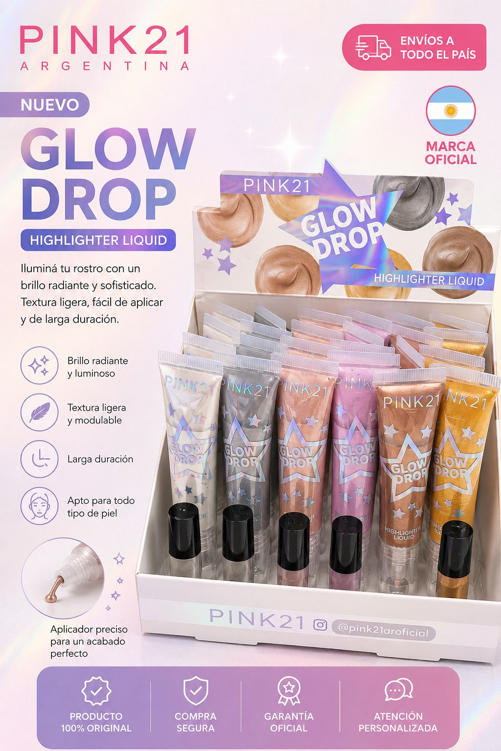 Pink21 iluminador liquido