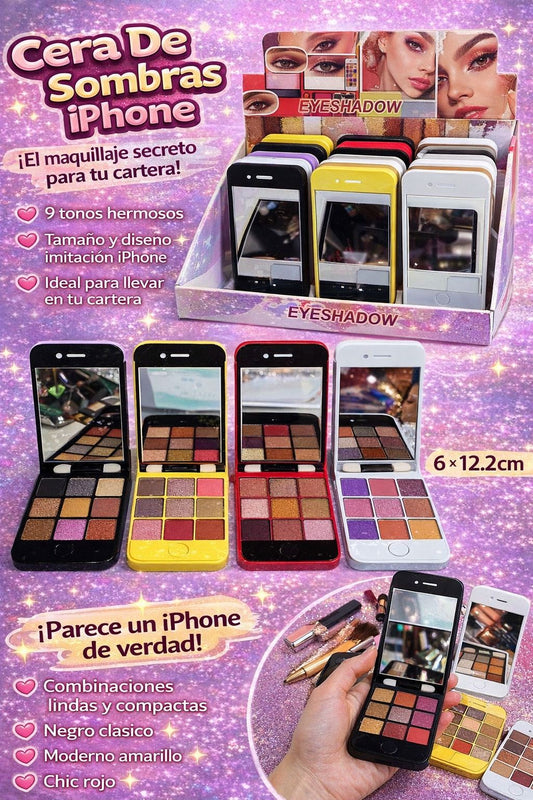 Paleta de sombras pequeña, iPhone
