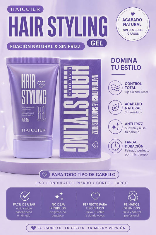 Hair styling cera para pelo