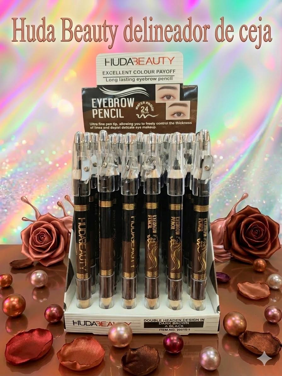 Huda Beauty Delineador de cejas doble color