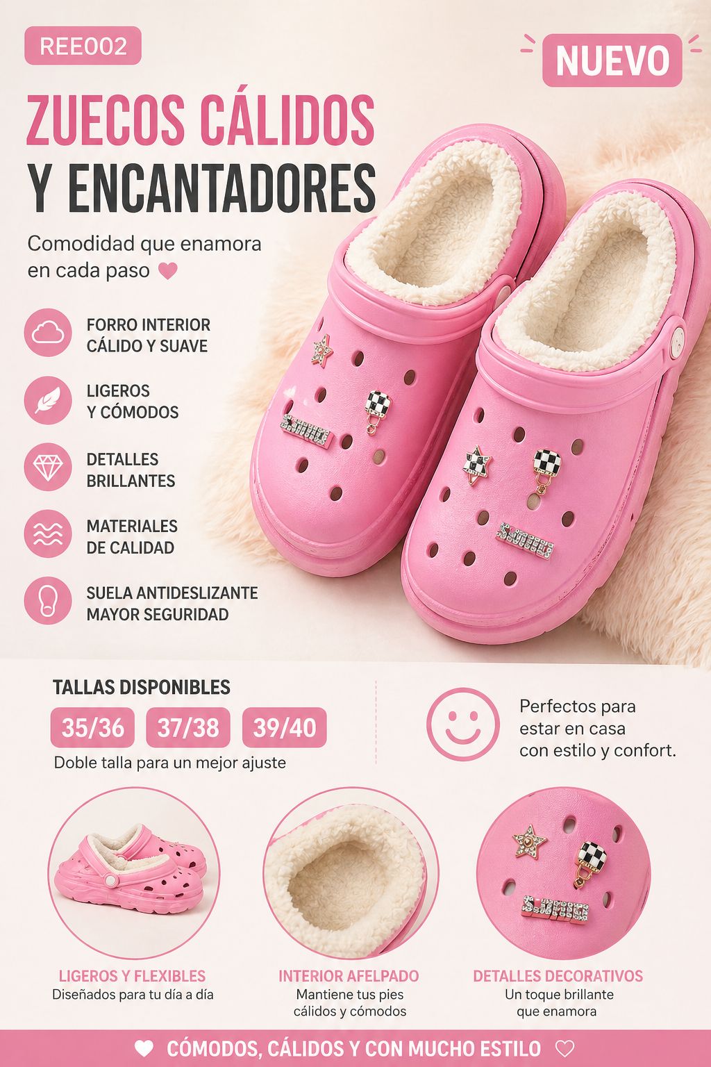 Pantuflas de invierno