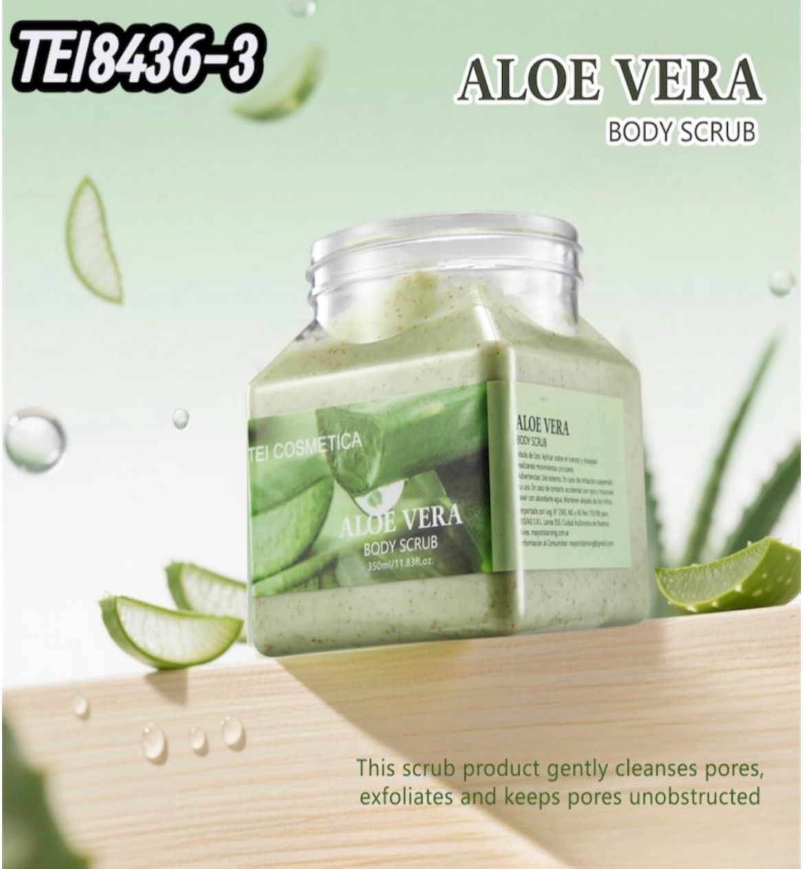Tei Exfoliante para cuerpo / Aloe Vera