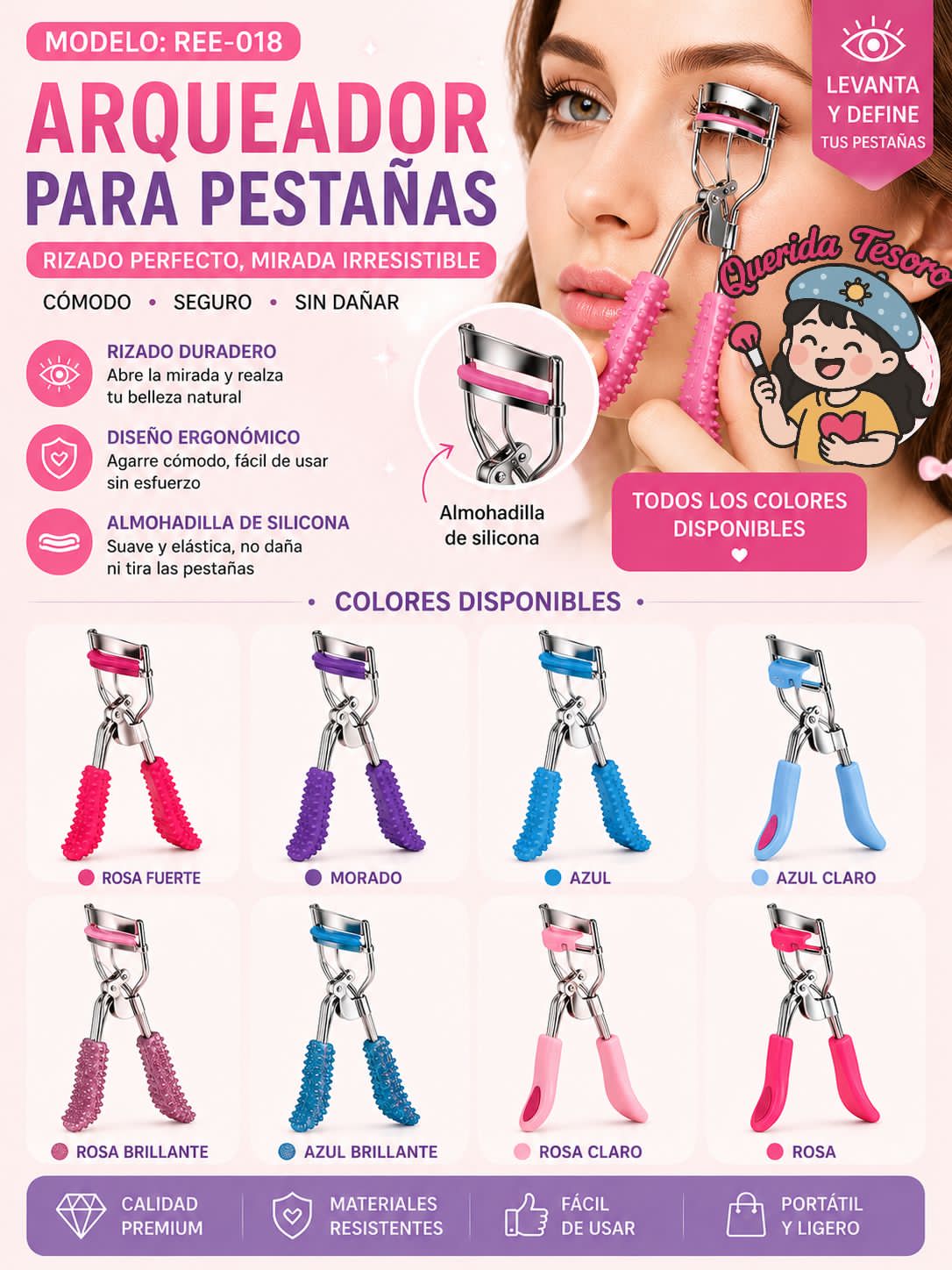Arqueadores para pestañas
