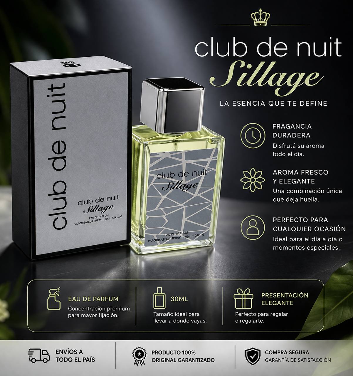Club de Nuit Sillage perfume 30ML