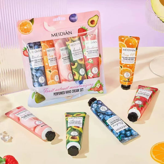Meidian crema para manos fruit extract x5