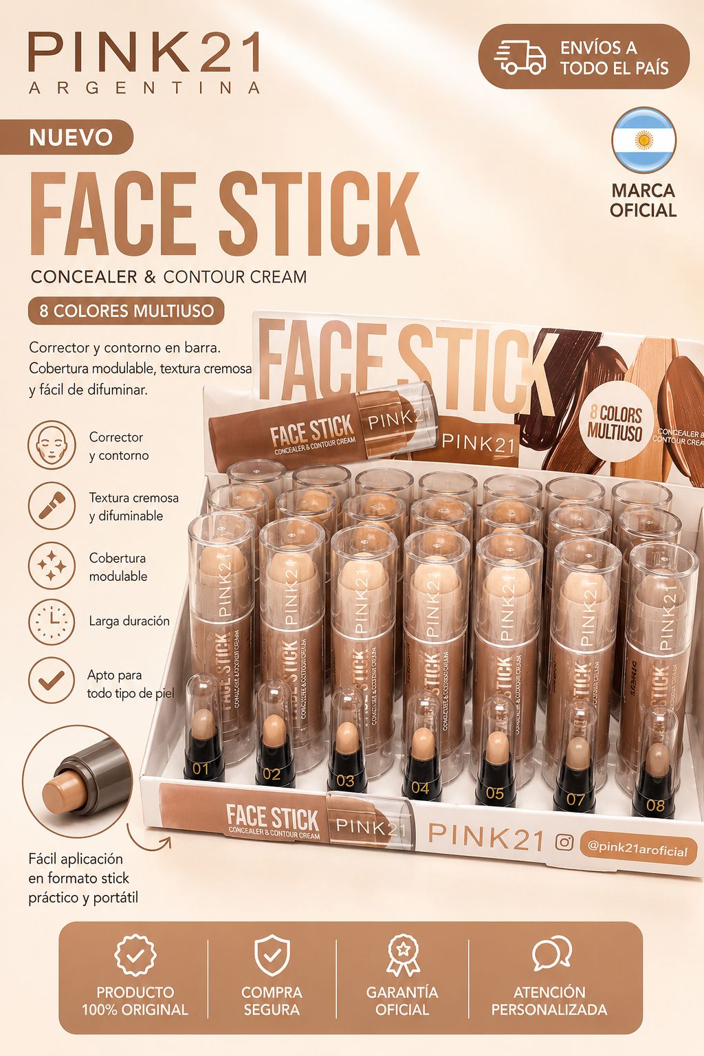 Pink21 corrector