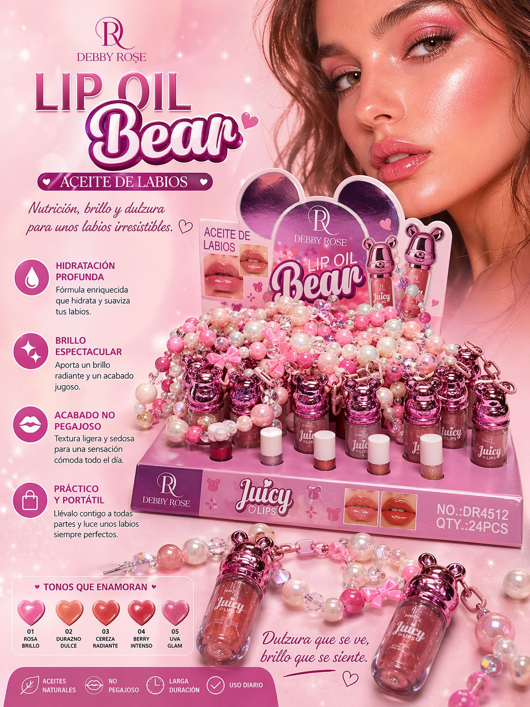 Lip Oil Bear de Debby Rose