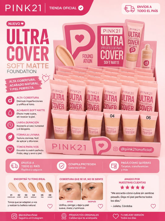 Pink 21 base liquida