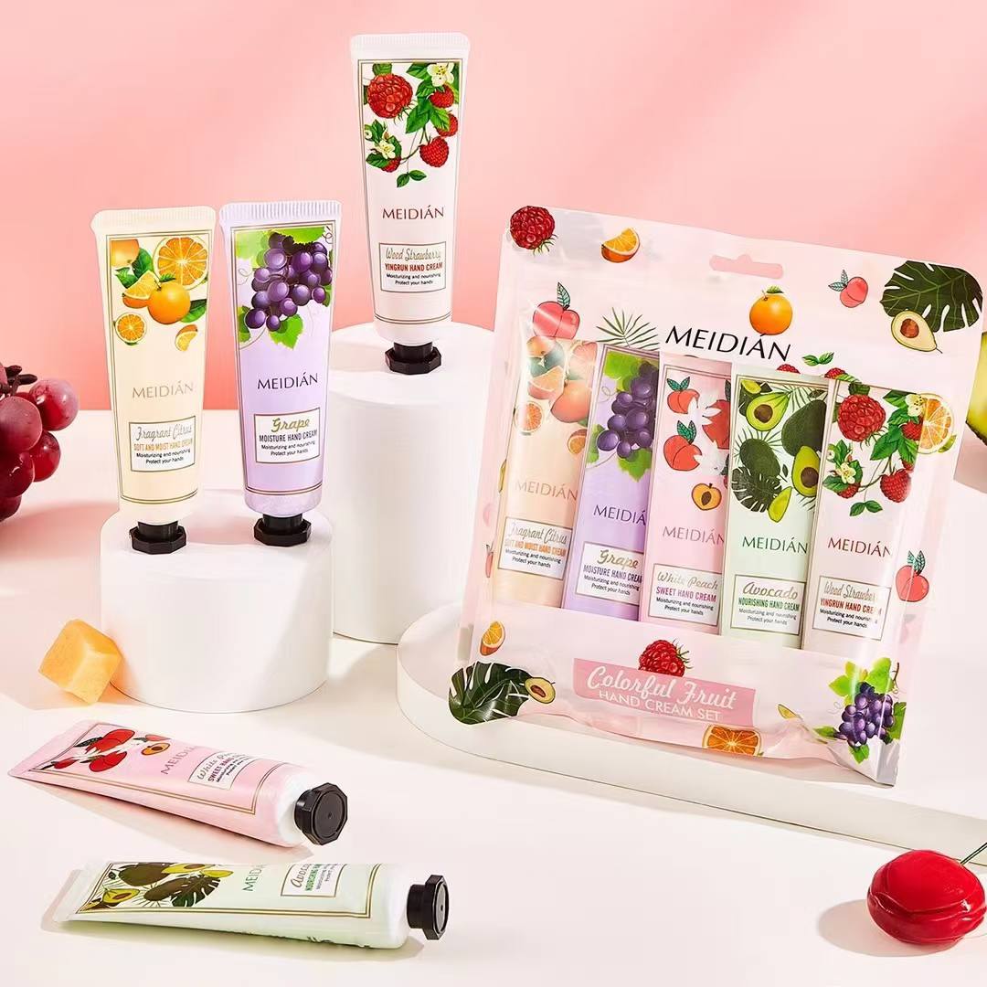 Meidian crema de manos colorfull fruit x5