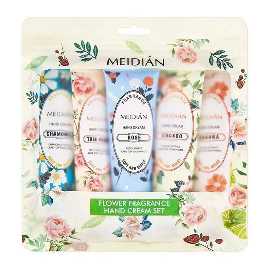 Meidian crema de manos Flower fragance x5