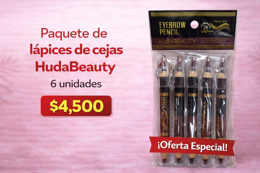 Paquete de lápices de ceja Huda Beauty 6 unidades