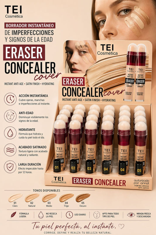 Corrector con esponja de Tei