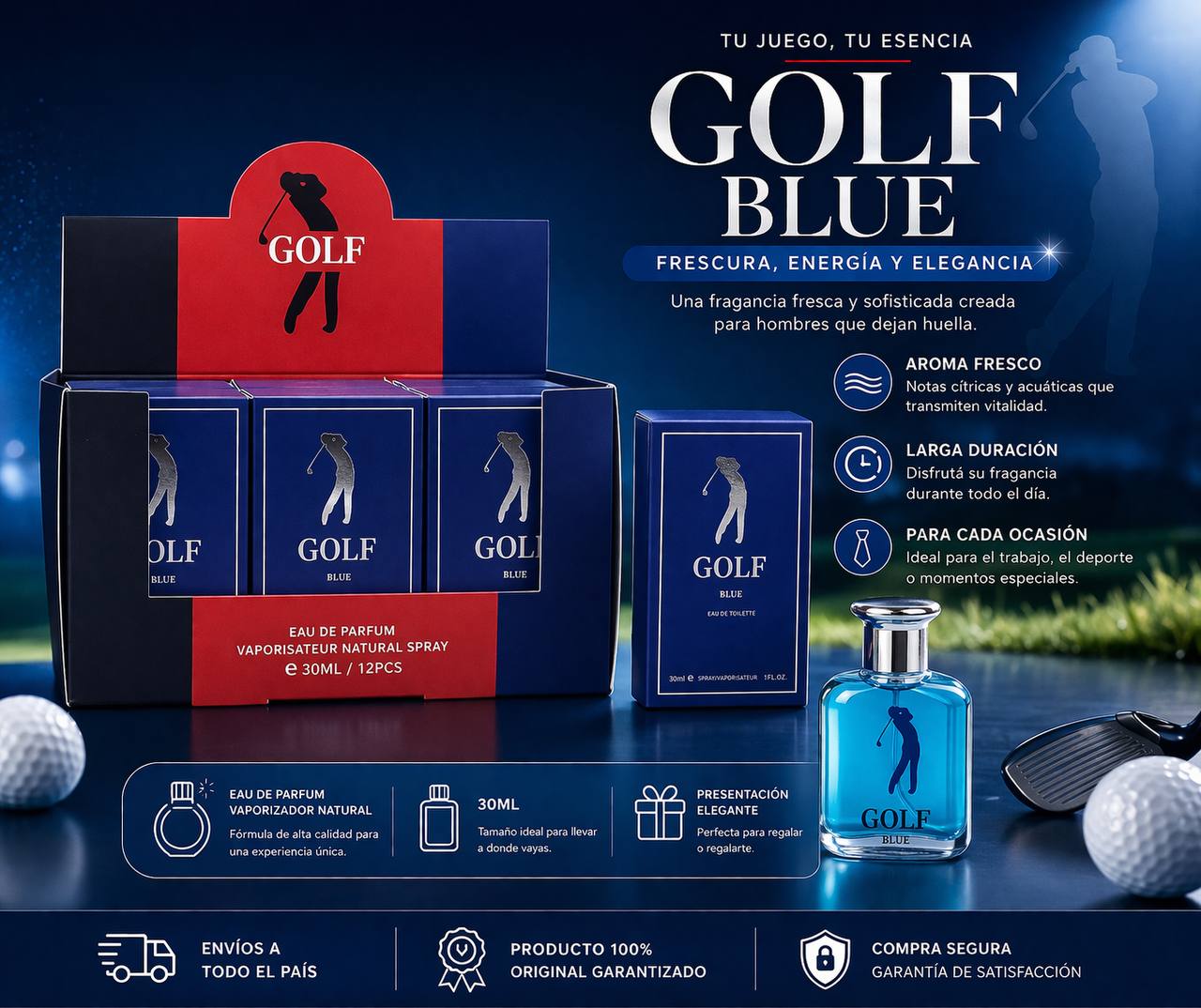 Golf Blue perfume 30ML