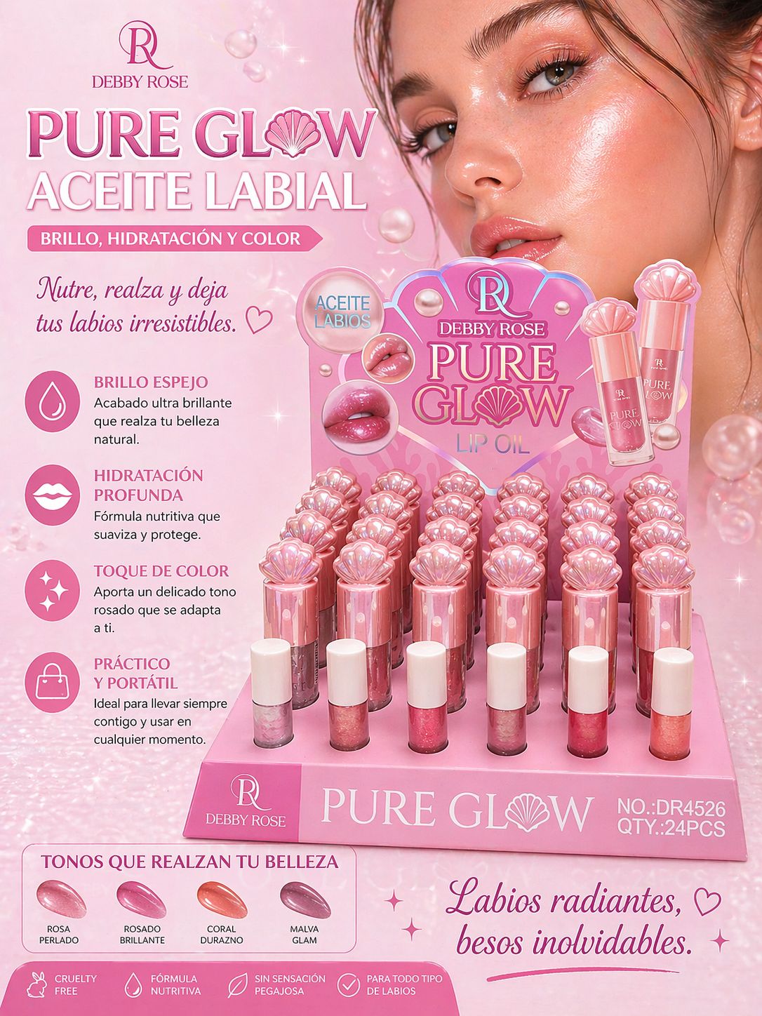 Lip Oil Pure Glow de Debby Rose