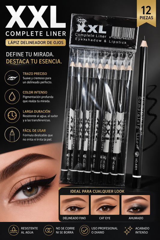 Xxl delineador de ojos x12