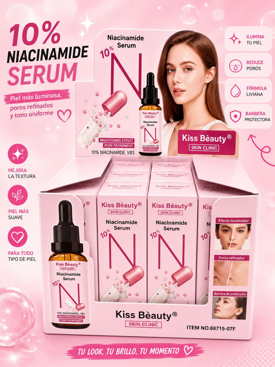 Kiss beauty sérum nacinamida