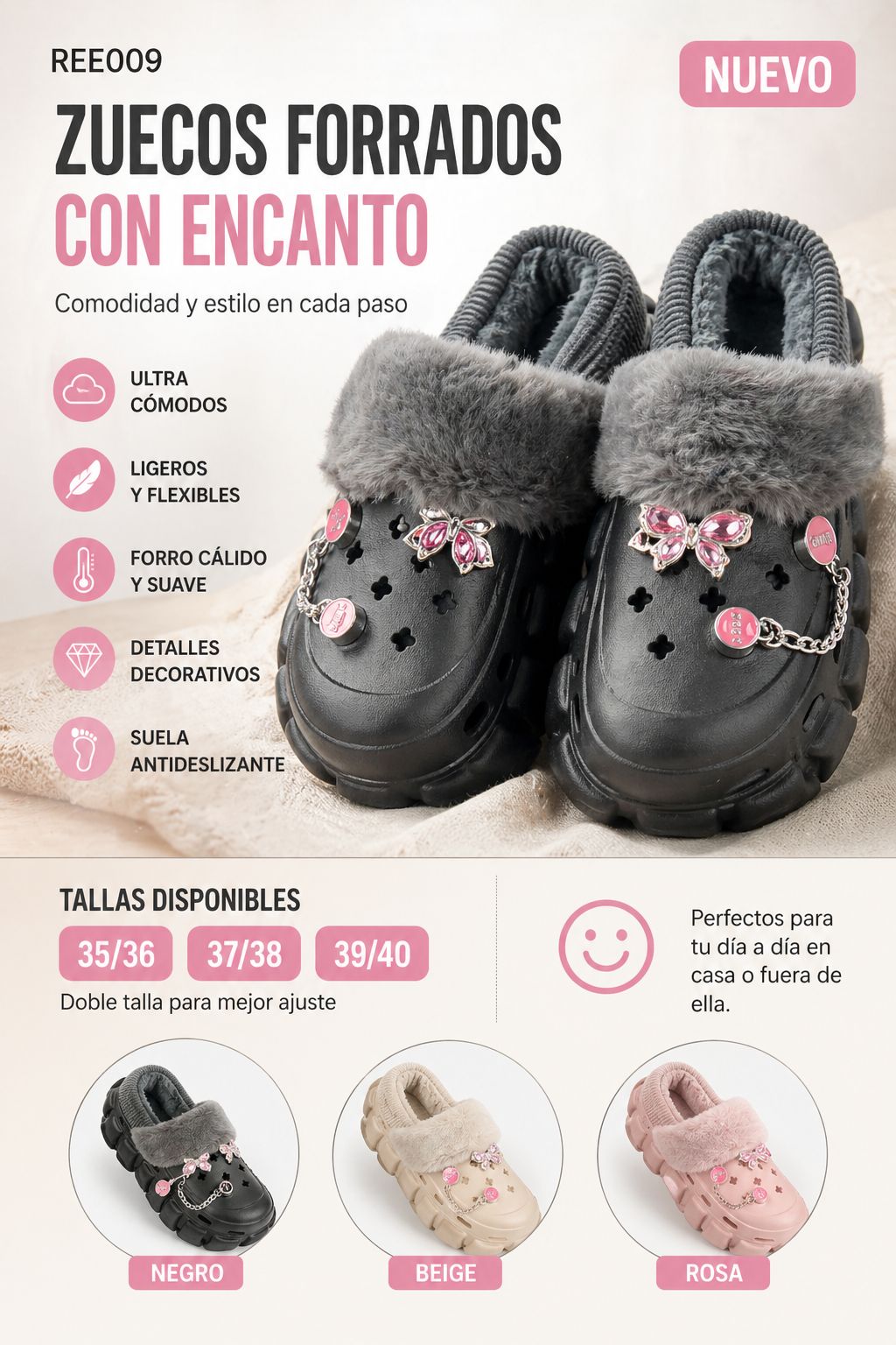 Pantuflas de invierno