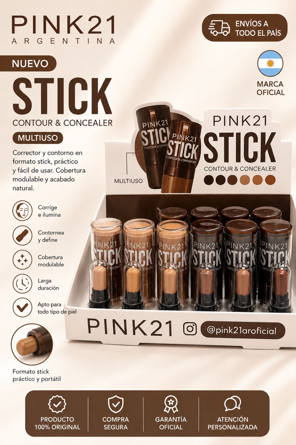 Pink21 corrector