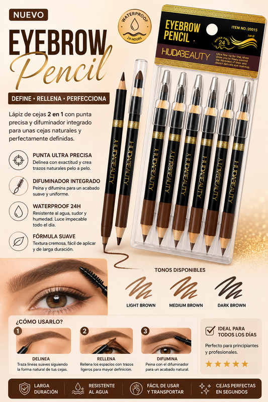 Huda beauty delineador de cejas