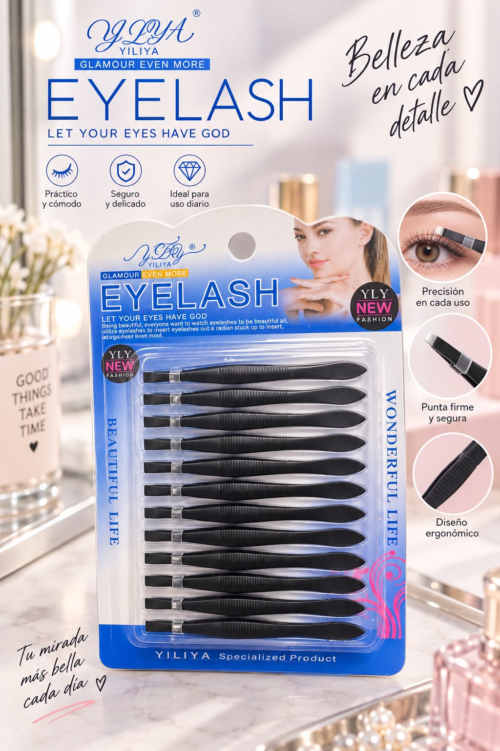EYELASH pinza para ceja
