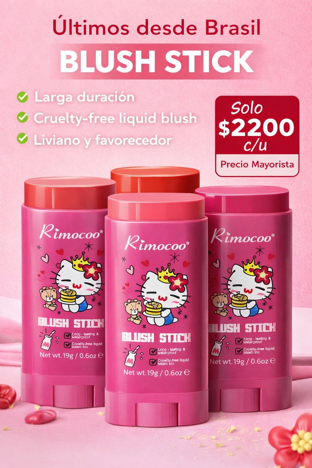 Rimocco rubor en barra