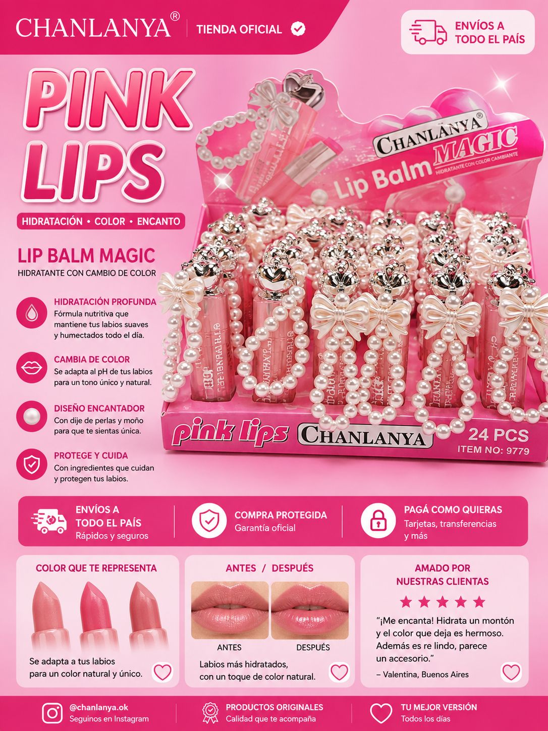 Chanlanya labial Lip balm