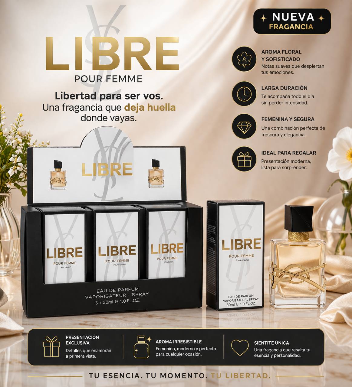 Libre pour femme perfume 30ML