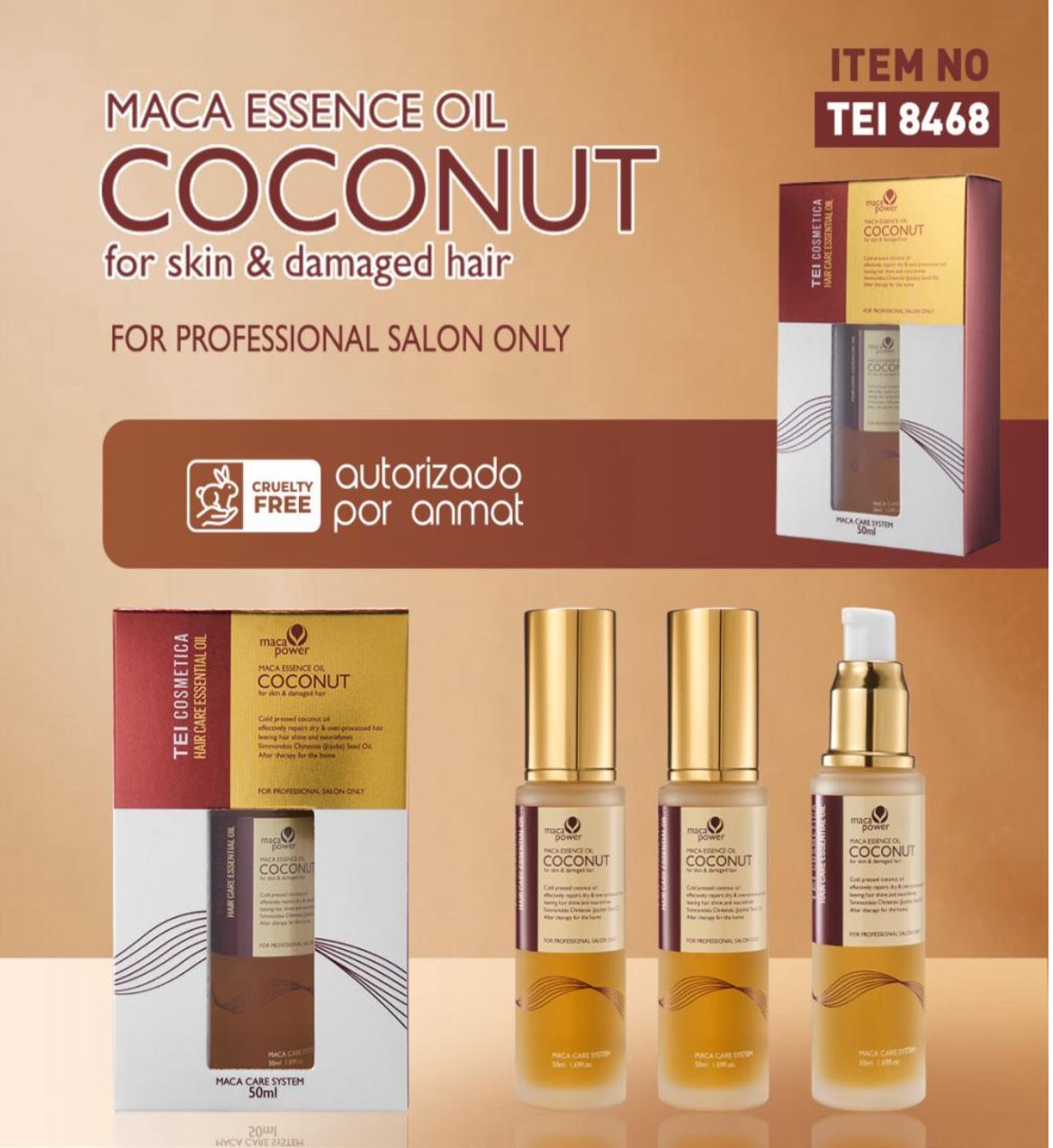 Tei Aceite de coco para piel y cabello