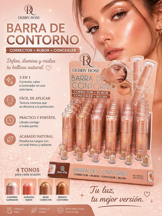 Iluminador y contorno Debby Rose