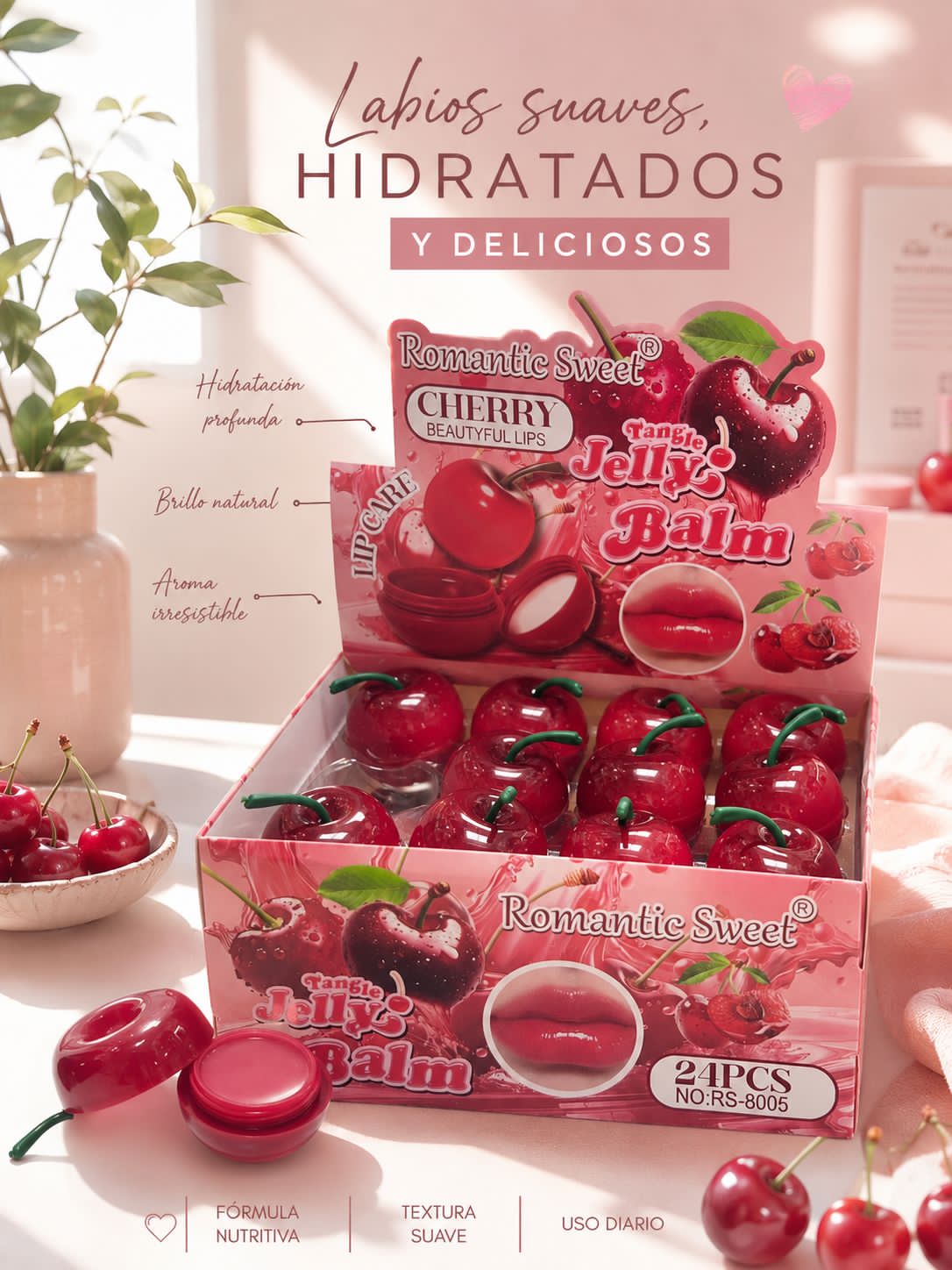 Bálsamo labial cherry