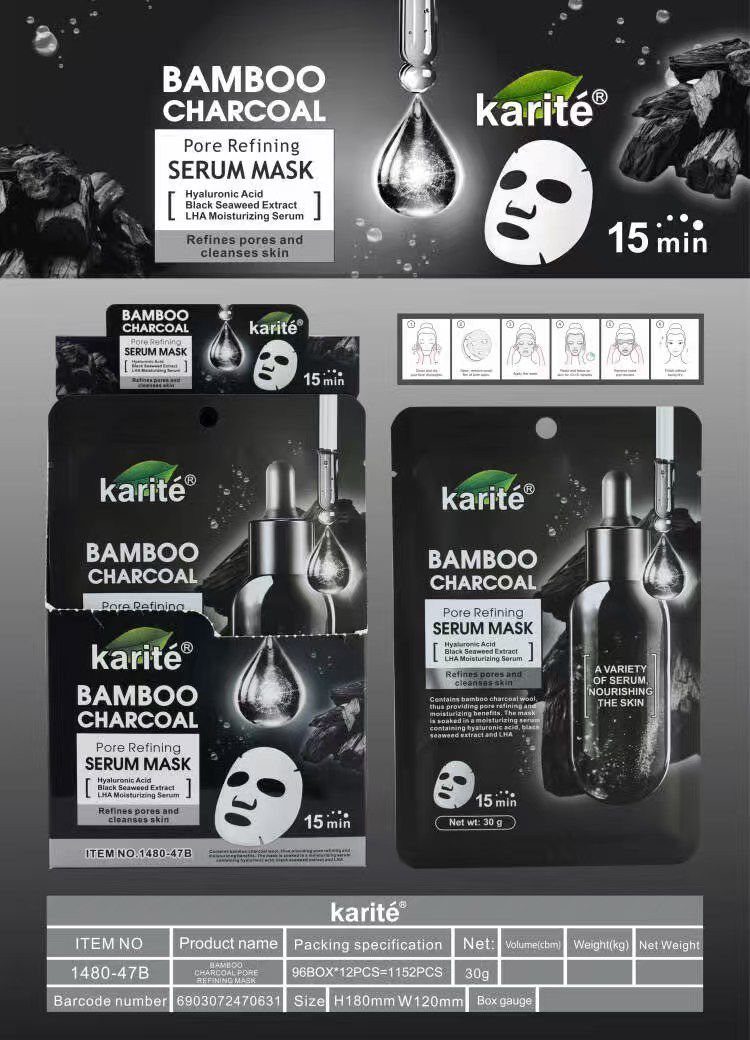 Mascarilla facial +serum para cara C/U