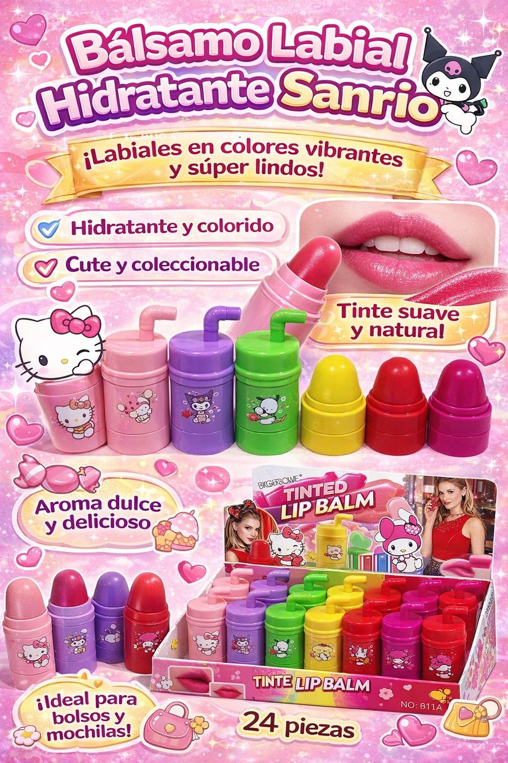 Bálsamo labial con tinta Biggerbowie