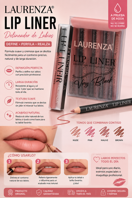 Laureza lapiz delineador de labios